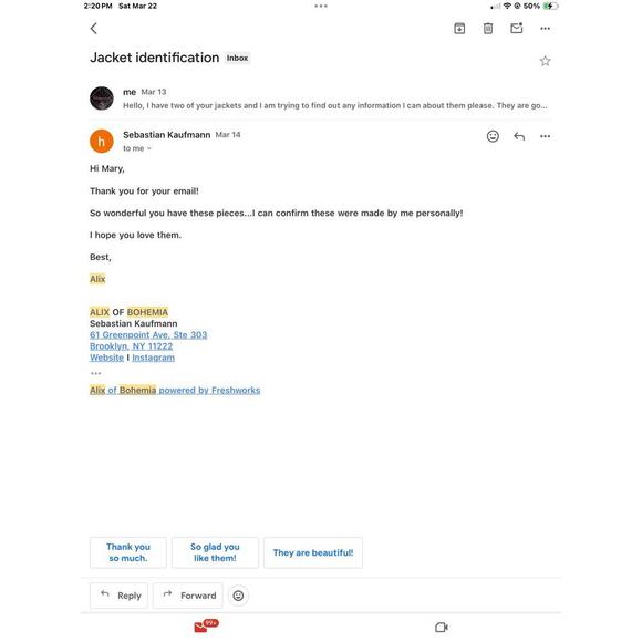 Alix Of Bohemia The Alexander Open Front Jacket  Black Multicolor Size Small - Picture 12 of 12